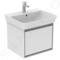 Ideal Standard Connect Air Umvadlo Cube, 55x46x16 cm, s prepadom, otvor na batriu, biela