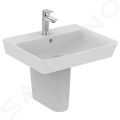 Ideal Standard Connect Air Umvadlo Cube, 55x46x16 cm, s prepadom, otvor na batriu, s Ideal Plus, biela
