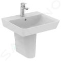 Ideal Standard Connect Air Umvadlo Cube, 50x46x16 cm, s prepadom,  otvor na batriu, biela