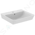 Ideal Standard Connect Air Umvadlo Cube, 50x46x16 cm, s prepadom,  otvor na batriu, biela