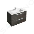 Ideal Standard Tempo Umvadlo nbytkov, 82x45x14 cm, s prepadom, otvor na batriu, biela