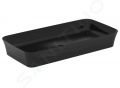 Ideal Standard Ipalyss Um�vadlo na dosku, 80x40 cm, bez prepadu, leskl� �ierna