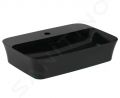 Ideal Standard Ipalyss Umvadlo na dosku, 55x38 cm, s prepadom, otvor na batriu, matn ierna