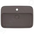 Ideal Standard Ipalyss Umvadlo na dosku, 55x38 cm, s prepadom, otvor na batriu, slate grey