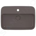 Ideal Standard Ipalyss Umvadlo na dosku, 550x380 mm, s prepadom, otvor na batriu, slate grey