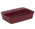 Ideal Standard Ipalyss Umvadlo na dosku, 55x38 cm, s prepadom, otvor na batriu, Pomegranate