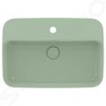 Ideal Standard Ipalyss Umvadlo na dosku, 55x38 cm, s prepadom, otvor na batriu, Sage