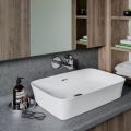 Ideal Standard Ipalyss Umvadlo na dosku, 55x38 cm, s prepadom, matn biela