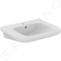 Ideal Standard Contour 21+ Umvadlo bezbarirov 65x56 cm, s prepadom, otvor na batriu, SmartGuard+, biela