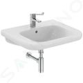 Ideal Standard Contour 21+ Umvadlo bezbarirov 65x56 cm, s prepadom, otvor na batriu, SmartGuard+, biela