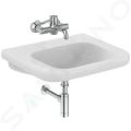 Ideal Standard Contour 21+ Umvadlo bezbarirov 65x56 cm, bez prepadu, bez otvoru na batriu, SmartGuard+, biela