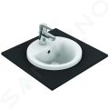 Ideal Standard Connect Umvadlo zpustn, priemer 38 cm, s prepadom, 1 otvor na batriu, biela