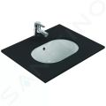 Ideal Standard Connect Umvadlo pod dosku, 48x35 cm, s prepadom, biela