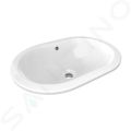 Ideal Standard Connect Umvadlo pod dosku, 55x38 cm, s prepadom, biela