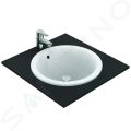 Ideal Standard Connect Umvadlo zpustn, priemer 48 cm, s prepadom, biela