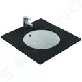Ideal Standard Connect Umvadlo zpustn, priemer 48 cm, bez otvoru na batriu, biela