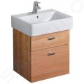 Ideal Standard Connect Umvadlo Cube, 55x46x18 cm, s prepadom, otvor na batriu, s Ideal Plus, biela