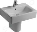 Ideal Standard Connect Space Umvadlo Cube, 55x38x18 cm, s prepadom, otvor na batriu, s Ideal Plus, biela