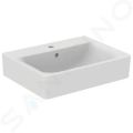 Ideal Standard Connect Umvadlo Cube, 60x46x18 cm, s prepadom, otvor na batriu, biela
