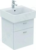 Ideal Standard Connect Umvadlo Cube, 60x46x18 cm, s prepadom, otvor na batriu, biela
