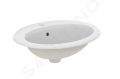 Ideal Standard Eurovit Umvadlo 56x46 cm, s prepadom, otvor na batriu, biela