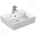 Ideal Standard Strada Umvadlo, 50x42x15 cm, s prepadom, otvor na batriu, biela