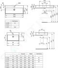 Ideal Standard Strada Umvadlo, 500x420x145 mm, s prepadom, otvor na batriu, biela