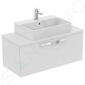 Ideal Standard Strada Umvadlo, 60x42x15 cm, s prepadom, otvor na batriu, biela