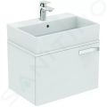 Ideal Standard Strada Umvadlo, 60x42x15 cm, s prepadom, otvor na batriu, s Ideal Plus, biela