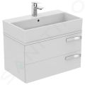 Ideal Standard Strada Umvadlo, 71x42x15 cm, s prepadom, otvor na batriu, biela