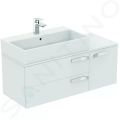 Ideal Standard Strada Umvadlo, 71x42x15 cm, s prepadom, otvor na batriu, s Ideal Plus, biela