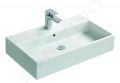 Ideal Standard Strada Umvadlo, 71x42x15 cm, s prepadom, otvor na batriu, s Ideal Plus, biela