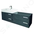 Ideal Standard Strada Umvadlo, 71x42x15 cm, s prepadom, otvor na batriu, s Ideal Plus, biela
