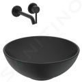 Ideal Standard Strada Umvadlo na dosku, priemer 41 cm, bez prepadu, ierna