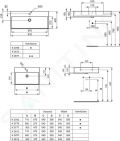 Ideal Standard Strada Umvadlo, 50x42x15 cm, s prepadom, biela