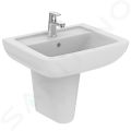 Ideal Standard Eurovit Umvadlo, 55x44x19 cm, s prepadom, otvor na batriu, biela