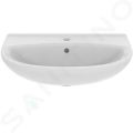 Ideal Standard Alpha Umvadlo, 60x46 cm, s prepadom, otvor na batriu, biela
