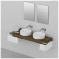 Ideal Standard Strada II Umvadlo na dosku, priemer 38 cm, s prepadom, biela