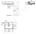 Ideal Standard Strada II Umvadlo 50x40 cm, biela