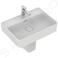Ideal Standard Strada II Umvadlo, 60x43 cm, s prepadom, s otvorom na batriu, s Ideal Plus, biela