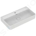 Ideal Standard Strada II Umvadlo, 80x43 cm, s prepadom, s otvorom na batriu, biela