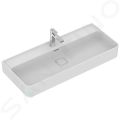 Ideal Standard Strada II Umvadlo, 100x43 cm, s prepadom, s otvorom na batriu, s Ideal Plus, biela