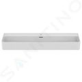 Ideal Standard Strada II Umvadlo, 120x43 cm, s prepadom, s otvorom na batriu, biela