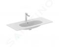 Ideal Standard Tesi Nbytkov umvadlo, 103x45x17 cm, s prepadom, 1 otvor na batriu, matn biela