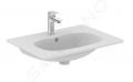 Ideal Standard Tesi Umvadlo nbytkov, 63x45 cm, s prepadom, otvor na batriu, matn biela