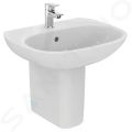 Ideal Standard Tesi Umvadlo, 55x45 cm, s prepadom, otvor na batriu, biela