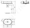 Ideal Standard Strada II Umvadlo s prepadom 60x40 cm, biela