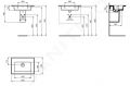 Ideal Standard Strada II Nbytkov umvadlo 64x46 cm, bez otvoru na batriu, s Ideal Plus, biela