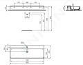 Ideal Standard Conca Ceram Umvadlo, 120x45 cm, s prepadom, otvor na batriu, biela