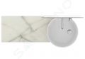 Ideal Standard Conca Ceram Umvadlov misa, priemer 45 cm, bez prepadu, biela